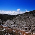 Snow in the Golan. Near Mt Hermon, Winter 2012